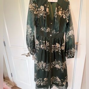 Ted Baker dress Meadow Sweep Long Sleeve Midi dress